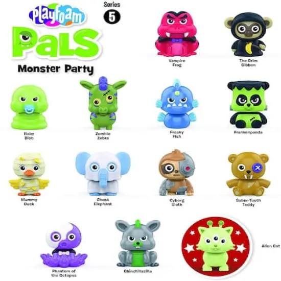 Educational Insights Playfoam Pals Monster Party Series 5, 6ct. {8}