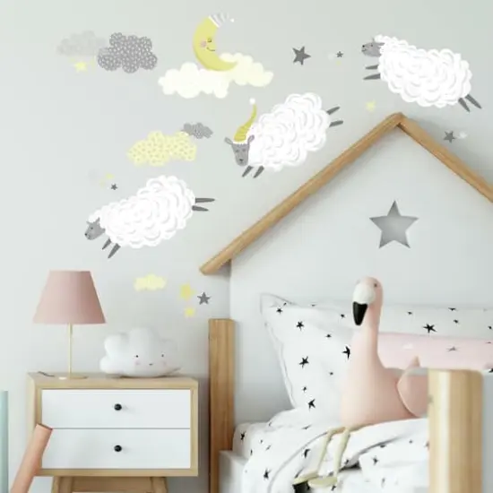 RoomMates Counting Sheep Peel & Stick Wall Decals {6}
