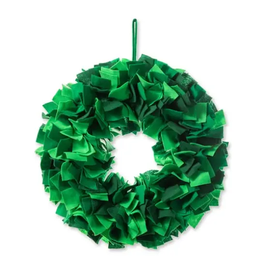 Glitzhome&reg; 19.5" St. Patrick's Day Felt Wreath {1}