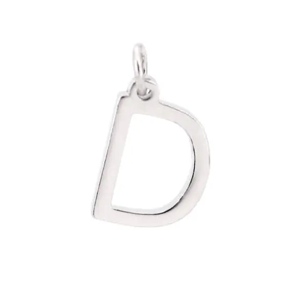 Sterling Silver Alphabet Charm by Bead Landing&trade; D {1}