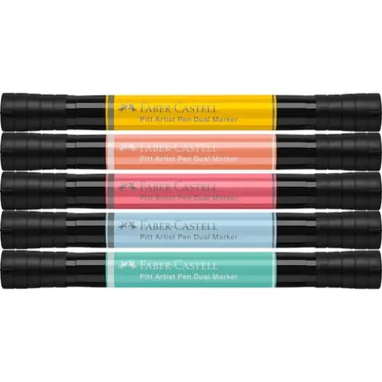 Faber-Castell&reg; Pitt Artist Pen&reg; Dual Markers Pastel Tones {4}