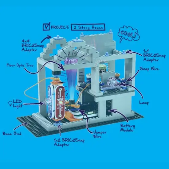 Elenco Snap Circuits Bric Structures Exploration Kit {4}