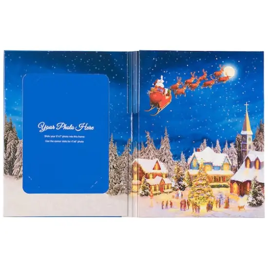 JAM Paper 7.25" x 9.5" Happy Holidays Light Up Christmas Card {3}