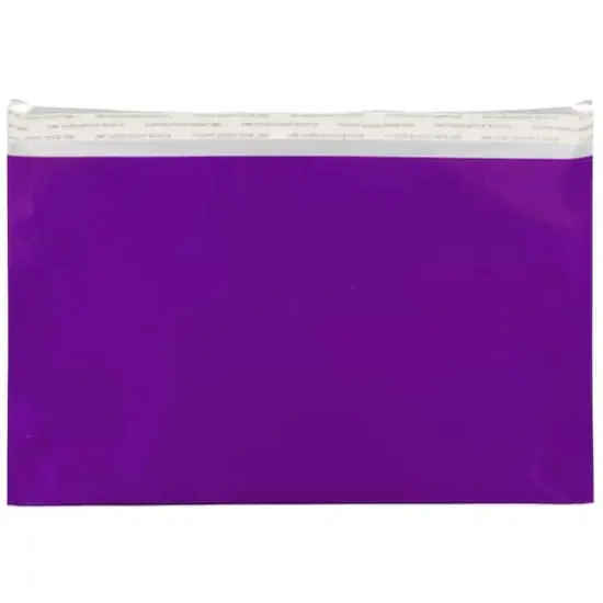 JAM Paper 6.125" x 9.5" Foil Self Adhesive Closure Envelopes, 25ct. Purple {1}