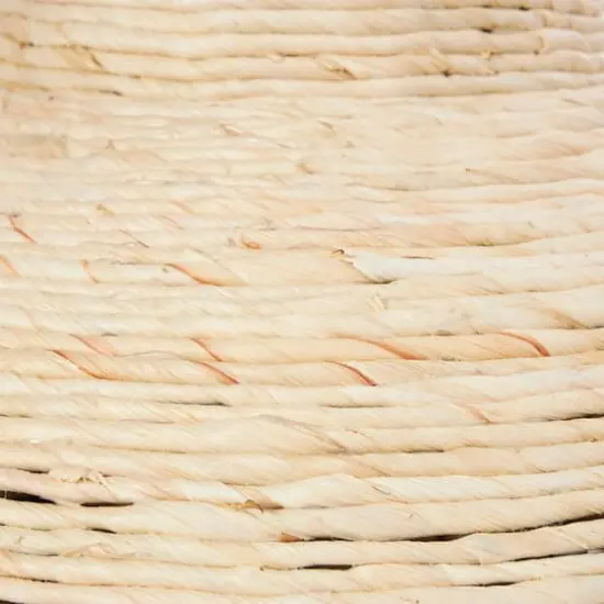 11" Beige Seagrass Wrapped Vase {6}