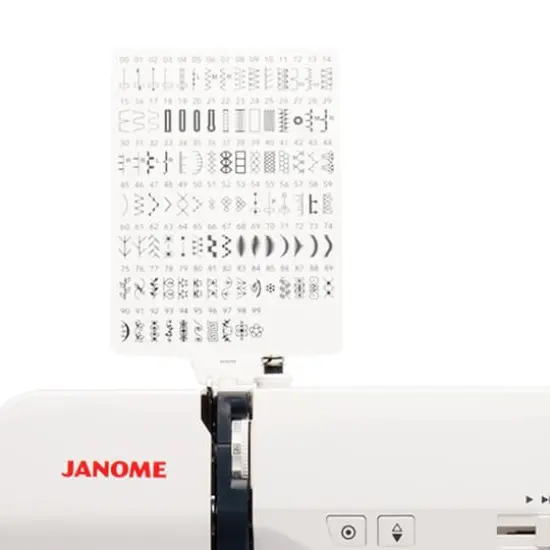 Janome JW8100 Computerized Sewing Machine with 100 Stitches {13}