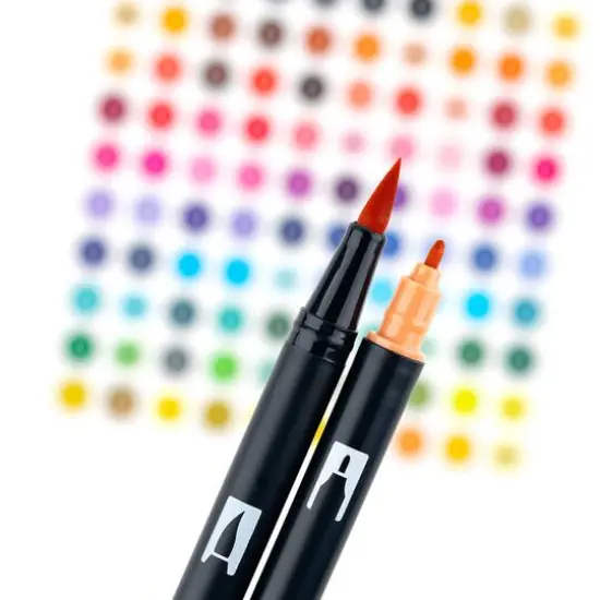Tombow Bird Manga Illustration Dual Brush Pen Art Set {8}