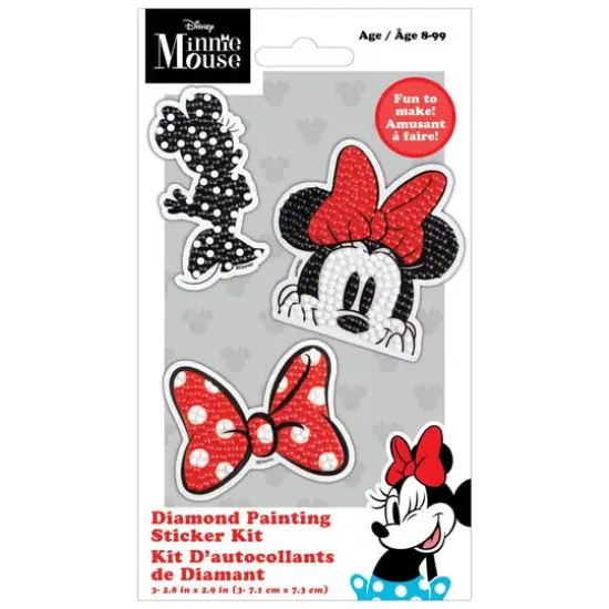 Camelot&reg; Dots DOTZIES&reg; Minnie Mouse Icon Diamond Painting Sticker Kit, Round Diamonds {3}