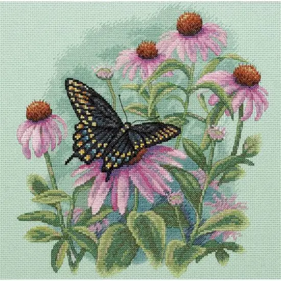 Dimensions&reg; Butterfly & Daisies Counted Cross Stitch Kit {3}