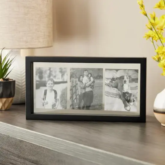 Expressions&trade; 6" x 12" Black Float Frame by Studio D&eacute;cor&reg; {3}