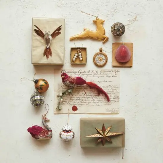 Hello Honey&reg; Multicolor Fabric, Foam & Feather Bird Clip-on Ornament with Glitter & Sequins {3}