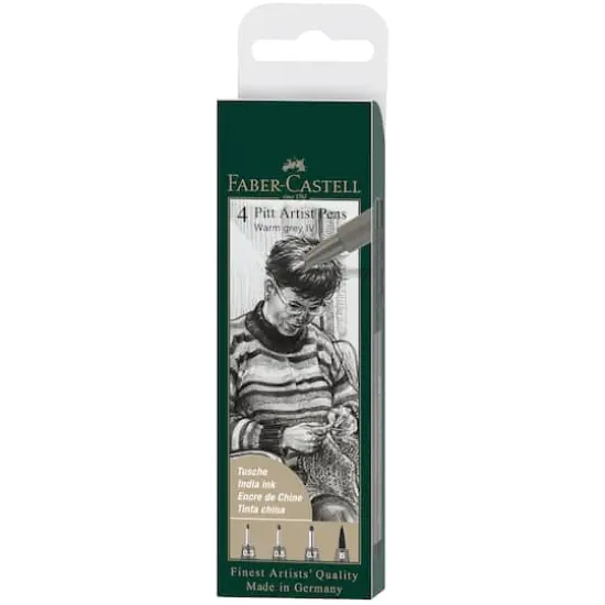 Faber-Castell&reg; Warm Gray IV Pitt Artist Pens {1}
