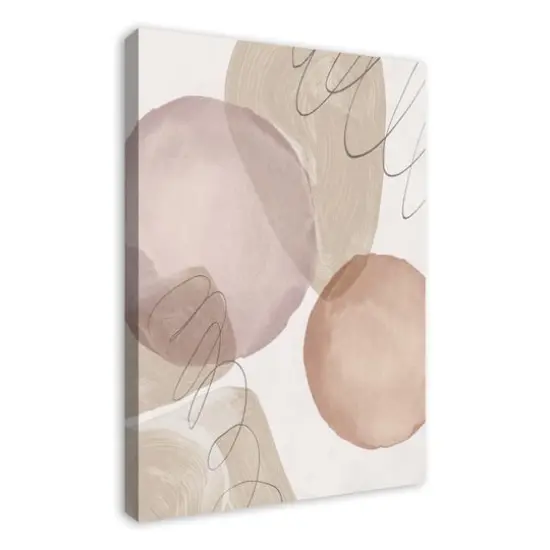 Blush Doodles 24" x 36" Canvas Wall Art {3}