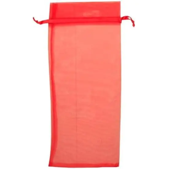JAM Paper Sheer Wine Bags, 12ct. Red {1}