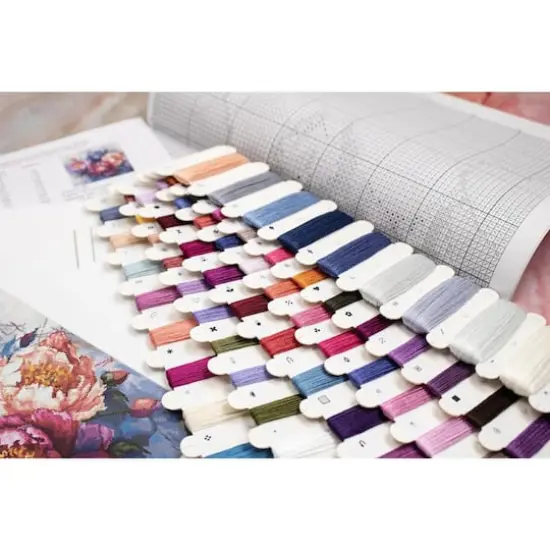 Luca-S The King of Flowers Counted Cross Stitch Kit {5}