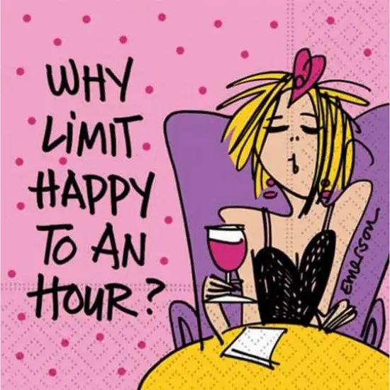 JAM Paper Why Limit Cocktail Napkins, 40ct. {1}