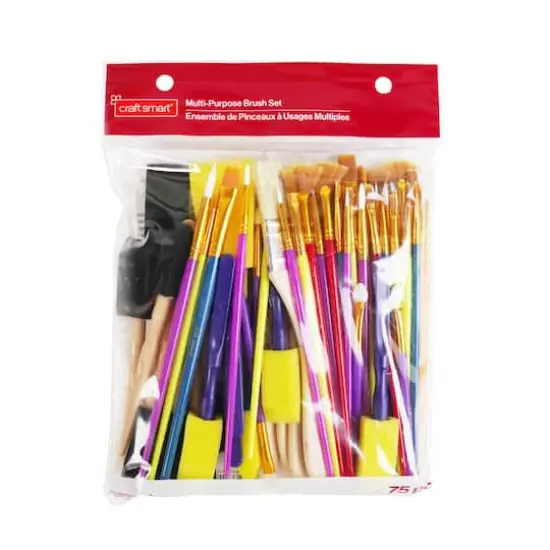 Multi-Purpose 75 Piece Brush Set by Craft Smart&reg; {3}