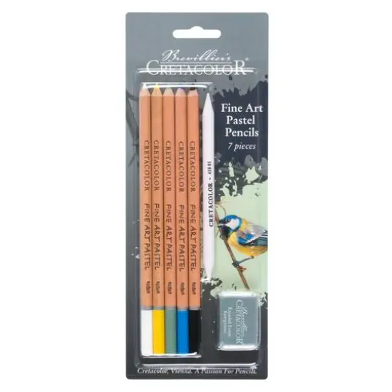 Cretacolor Bird 7 Piece Fine Art Pastel Pencil Set {5}