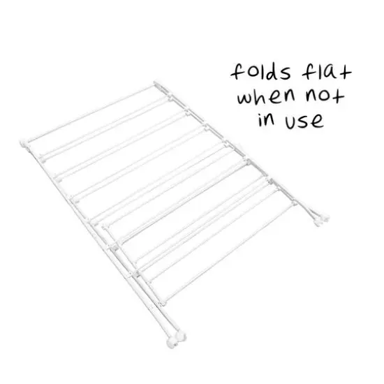 Honey Can Do White A-Frame Clothes Drying Rack {5}