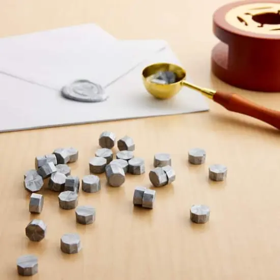 Sealing Wax Beads by Recollections&trade; Silver {3}