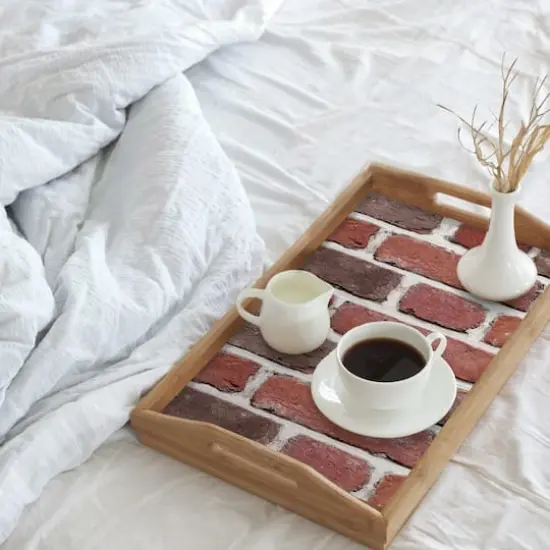 RoomMates Red Brick Peel & Stick Giant Wall Decals {4}