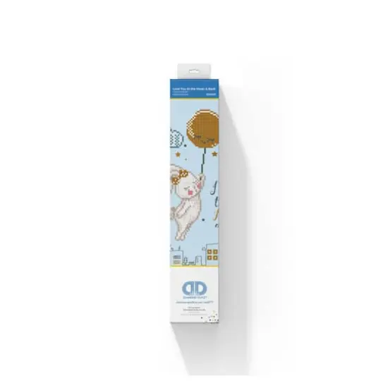 Diamond Dotz&reg; Intermediate To the Moon & Back Diamond Painting Kit {4}