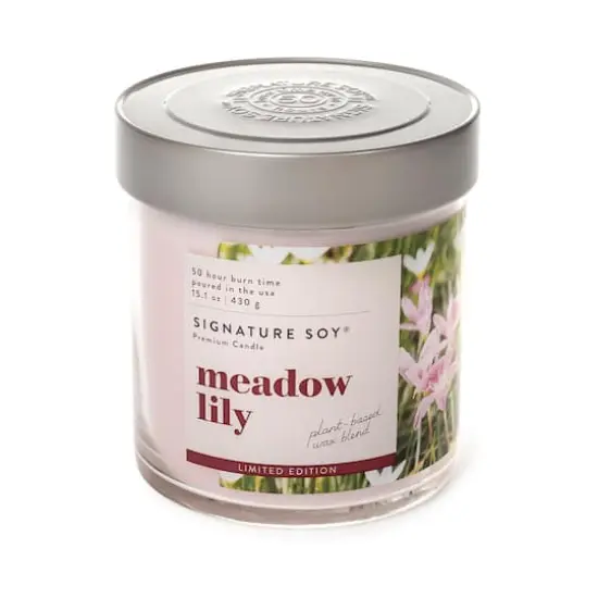 Signature Soy&reg; Jar Candle, 15.1oz. Meadow Lily {1}