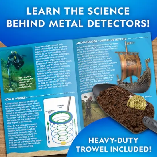 National Geographic&trade; Metal Detector Starter Kit {5}