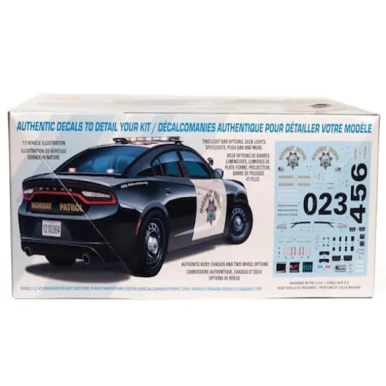 AMT&reg; 2021 Dodge Charger Police Pursuit 1:25 Scale Model Kit {4}