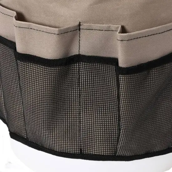 Household Essentials 19" Bucket Caddy with Trim Brown {9}