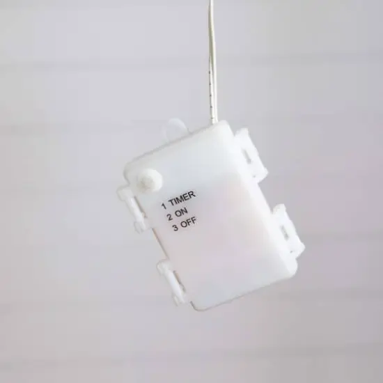 6ft. Artificial White Birch Warm White LED Pre-Lit Garland {7}