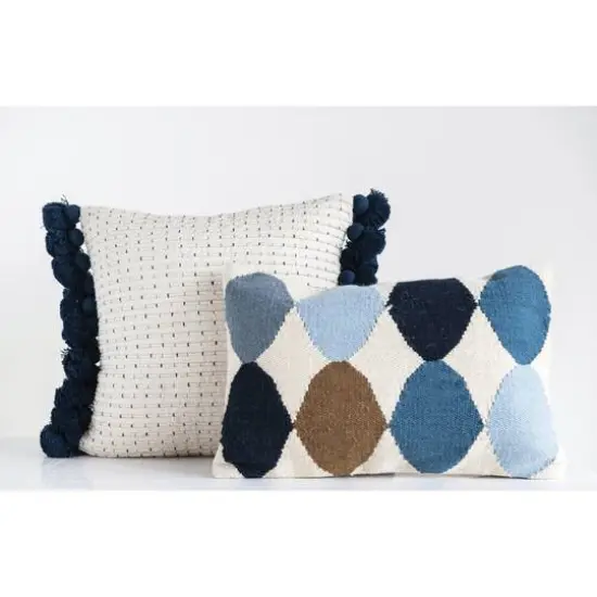 Hello Honey&reg; Multicolor Diamond Pattern Lumbar Pillow {3}