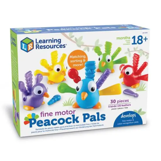 Learning Resources Fine Motor Peacock Pals {7}