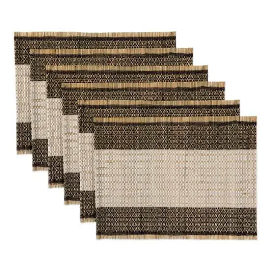 DII&reg; Urban Oasis Reed Placemat Set, 6ct. {1}