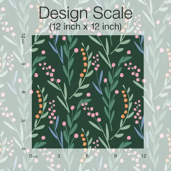 RoomMates Budding Branches Peel & Stick Wallpaper Green {8}