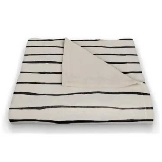 Painted Stripes 50" x 60" Coral Fleece Blanket {3}