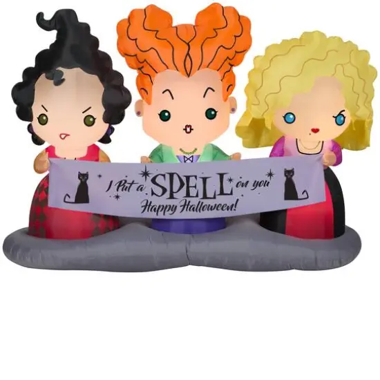 4.5ft. Airblown&reg; Inflatable Halloween Disney&reg; Hocus Pocus Sisters {1}