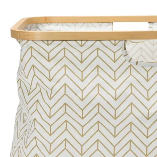 Household Essentials Krush Bamboo Rimmed Basket Brown {7}