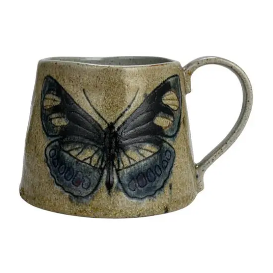 Hello Honey&reg; Insect & Bird Design Stoneware Mug Set {8}