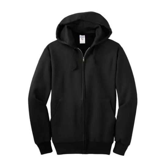JERZEES&reg; Super Sweats&reg; NuBlend&reg; Full-Zip Hooded Sweatshirt Black {2}