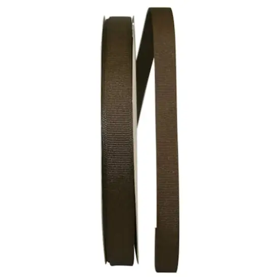 JAM Paper 5/8" Grosgrain Texture Ribbon Brown {1}