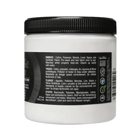 Speedball® Flex™ 8oz. Alpine White Fabric Screen Printing Ink {5}