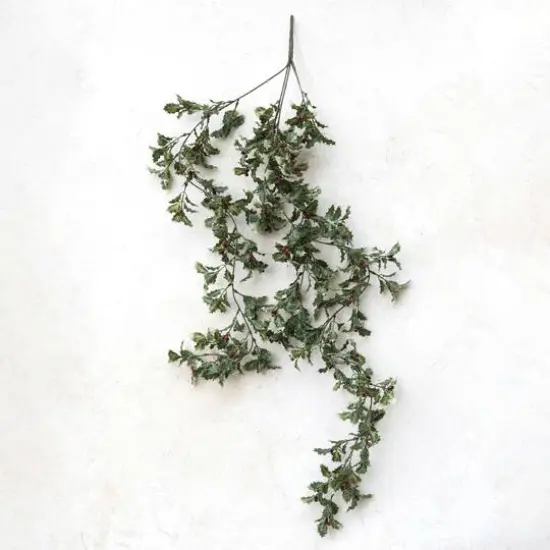 Hello Honey&reg; 41" Red & Green Faux Holly & Berry Spray {3}