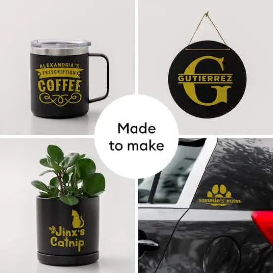 Cricut&reg; 12" x 48" Permanent Vinyl Gold {5}