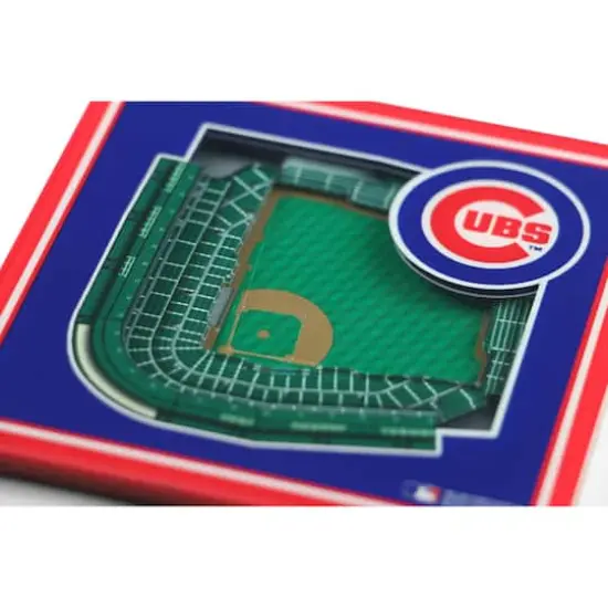 MLB 3D StadiumView Coasters Chicago Cubs {5}