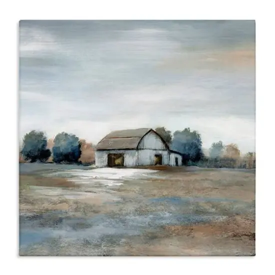 Stupell Industries Countryside Barn Neutral Tones Canvas Wall Art {1}