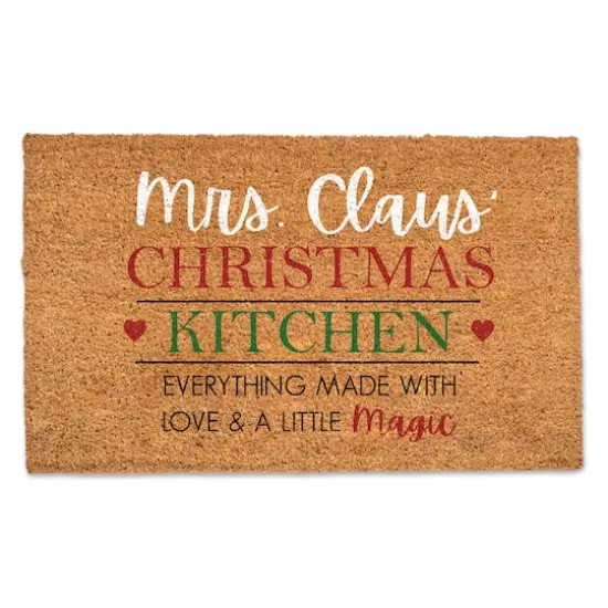 Mrs. Claus' Christmas Kitchen Doormat {1}