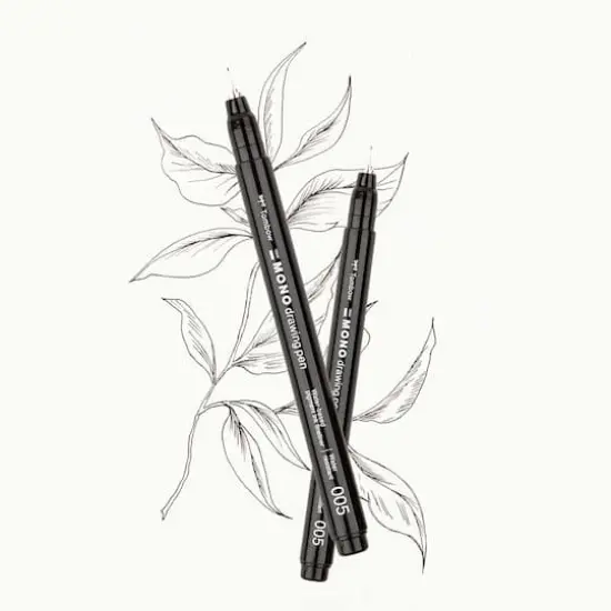 Tombow MONO 005 Black Drawing Pens, 2ct. {8}