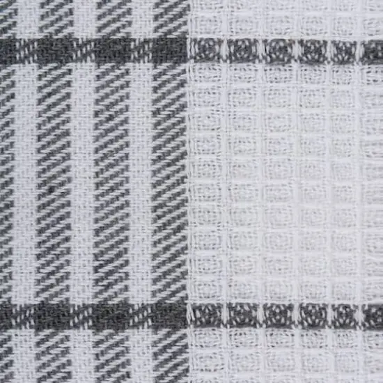 DII&reg; J&M Gray Waffle Weave Dishtowel & Dishcloth Set {7}