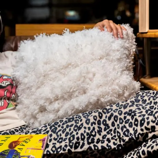 Lion Brand&reg; Haute Stitches Shaggy Chic Yarn Blueberry {4}